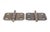 Traditional Pair of Vintage 1.5 X 1.5 In. Steel Amerock Cabinet Hinges For Sale - Image 3 of 4