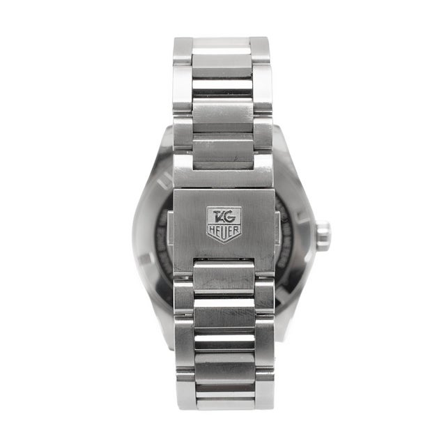 Early 21st Century Tag Heuer Carrera Calibre 8 GMT Grand Date 41mm war5012.ba0723 Steel Watch For Sale - Image 5 of 9