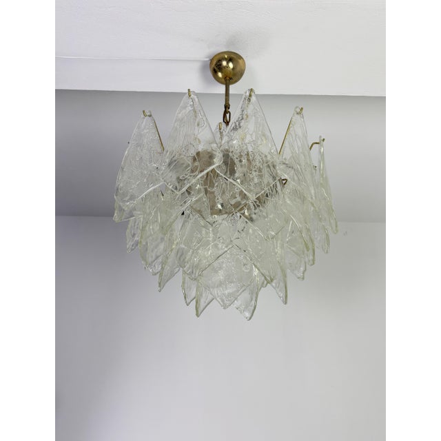 Vintage Seven-Light Murano Glass Pendant Light from La Murrina, 1970s For Sale - Image 4 of 16