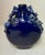 Vintage Handmade Chinese Cobalt Blue Moon Dragon Porcelain Pottery Figural Vase For Sale In New York - Image 6 of 10