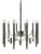 Mid-Century Chandelier by Gaetano Sciolari, Italy, 1960s For Sale