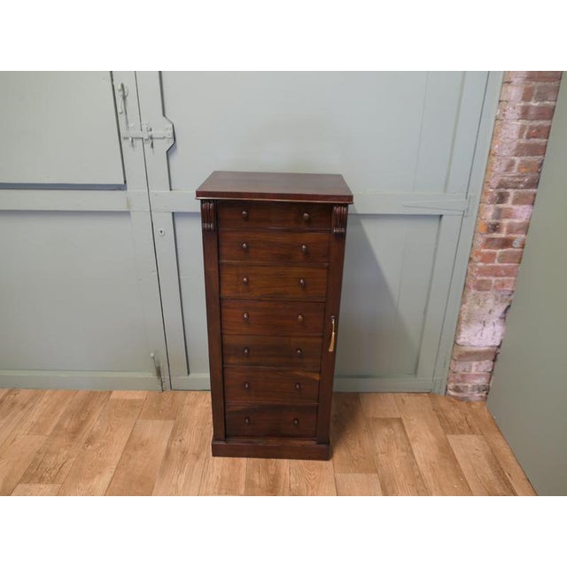 Tall Victorian Wellington Chest Filing Storage This is a classic of its time, the chest has 7 filing drawers and a locking...