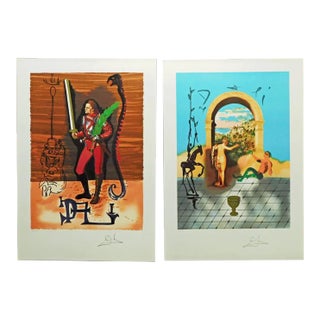 Salvador Dali Dali Discovers America "Christopher Columbus" and Gateway to the New World" Matching Edition For Sale