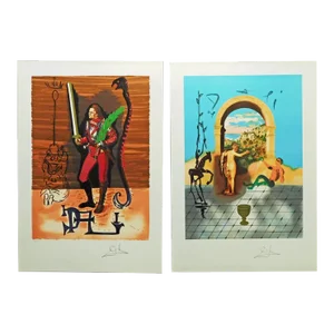 Salvador Dali Dali Discovers America "Christopher Columbus" and Gateway to the New World" Matching Edition