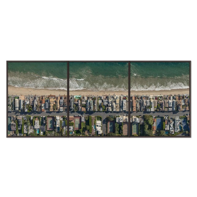 "AV_Malibu_Triptych1" Contemporary Limited Edition Triptych Fine Art Photograph by Bernhard Lang, Set of 3 For Sale - Image 6 of 8