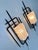 Large Brutalist Wrought Iron and Glass Sculptural Wall Lamps from Honsel-Leuchten, West Germany 1960s, Set of 2 For Sale - Image 11 of 18