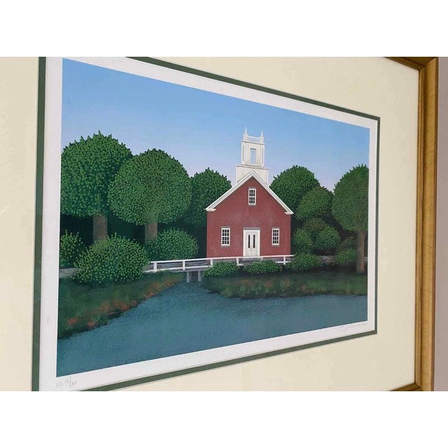 American Theodore Jeremenko Serigraph "Harrisville" Signed Numbered For Sale - Image 3 of 10