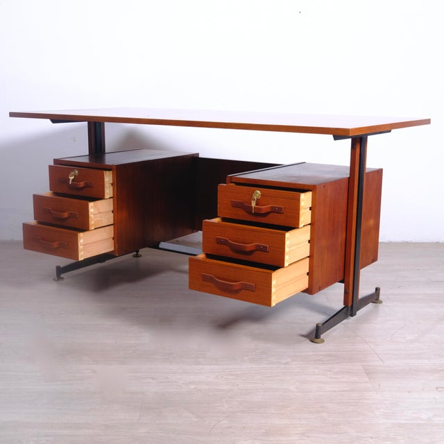 Scandinavian Modern Desk, 1960s For Sale - Image 9 of 18