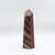 Unusual orange and brown banded jasper point from Madagascar.