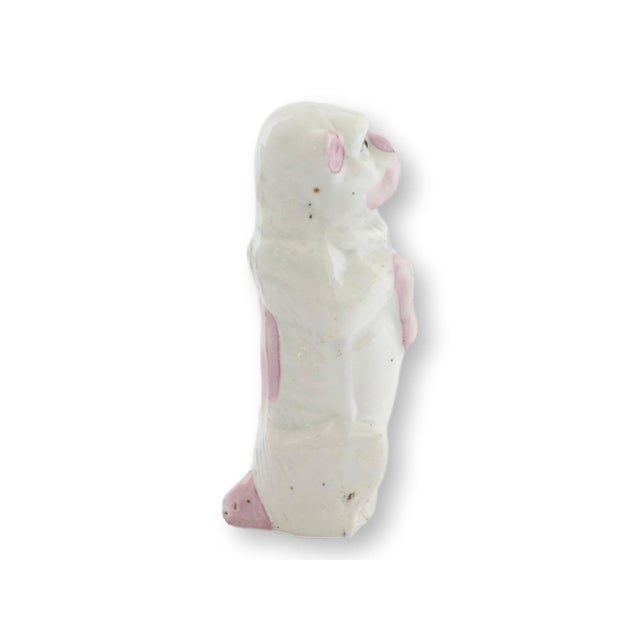 Antique Porcelain Begging Pug Dog For Sale In Los Angeles - Image 6 of 6