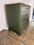 Contemporary Vintage Cushman Maple 3-Drawer Dresser – Olive Green & Walnut Finish For Sale - Image 3 of 11