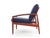 Mid-Century Scandinavian Modern Paper Knife Lounge Chair in Rosewood attributed to Kai Kristiansen for Magnus Olesen, 1960s For Sale - Image 3 of 9