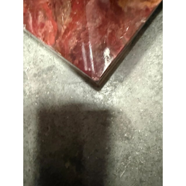 Mid 20th Century Pair of Mid-Century Italian Alabaster Column Table Lamps, Classical Style For Sale In Greensboro - Image 6 of 11