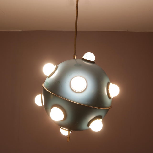 Pendant Lamp Model 551 Oscar Torlasco for Lumi, Italy, 1960s For Sale - Image 5 of 12