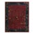 1920s Red Wine Field Oriental Floral Antique Chinese Art Deco Room Size Rug For Sale