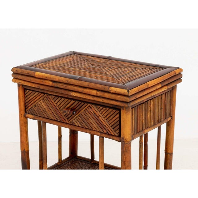 Aesthetic Movement Style Bamboo Side Table For Sale In New York - Image 6 of 9