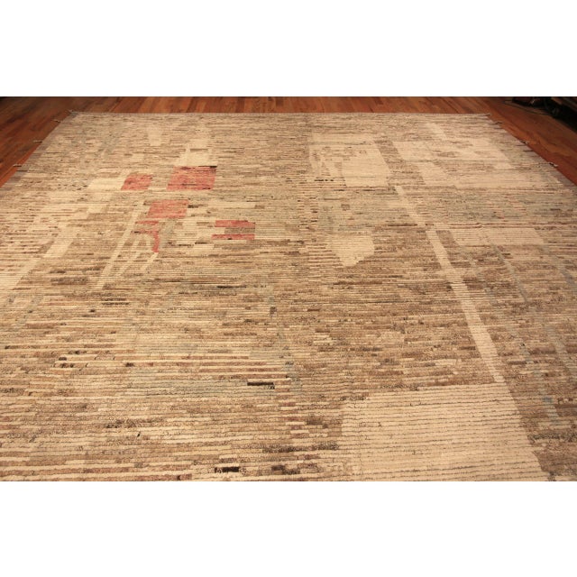 Contemporary Large Modern Decorative Rug For Sale - Image 3 of 7
