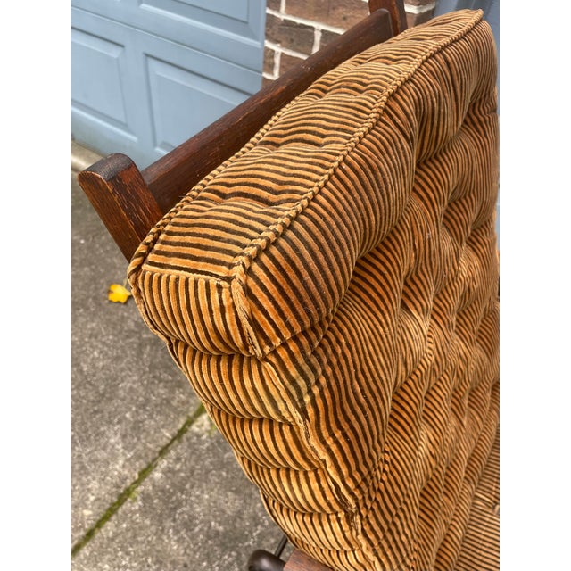 Brown Antique Late 1800s Reclining Paw Foot Morris Attributed Chair For Sale - Image 8 of 12