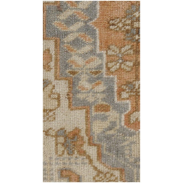 Blue Vintage Turkish Oushak Area Rug 3ft 10in X 5ft 6in For Sale - Image 8 of 8