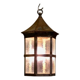 Hanging Lantern in Iron For Sale