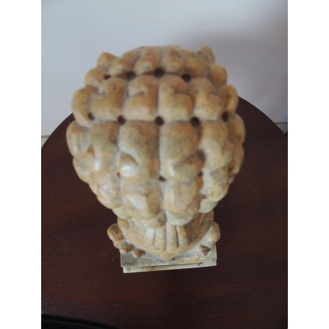 Mid 20th Century Natural Stone Asian Female Fu Dog For Sale - Image 12 of 13