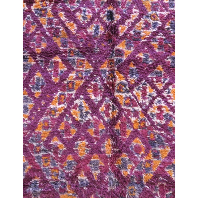 Vintage Moroccan Rug - 11.5 X 6.1 Ft For Sale In Cleveland - Image 6 of 8
