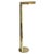 Gold Minimalist Scandinavian Brass Floor Lamp attributed to Jonas Hilde, 1980s For Sale - Image 8 of 8