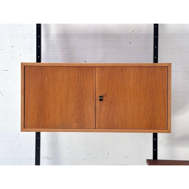 Telescopic Wall Shelf with Hanging Cabinet, 1960s For Sale - Image 11 of 17
