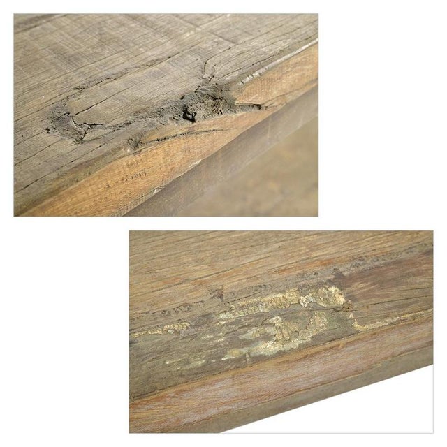 Solid Wood Work Table For Sale - Image 5 of 7