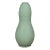 Large Prem Collection Chiang Mai Gourd-Shaped Vase with Green Glaze For Sale