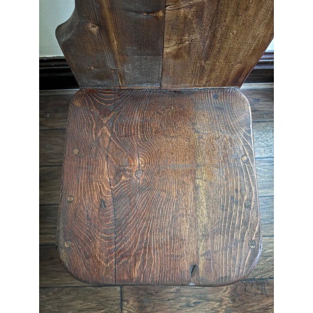 1970s Mid-Century Brutalist Style Rustic Chair From the 1970s For Sale - Image 5 of 12