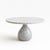 Stone Round White Carrara Marble Coffee Table by Andrea Grasso For Sale - Image 7 of 7