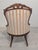 Vintage Chair in Carved Wood on Wheels, 1955 For Sale - Image 11 of 16