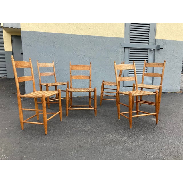 Late 19th Century Late 19th Century Wood Dining Chairs - Set of 6 For Sale - Image 5 of 13