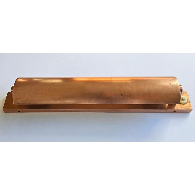 Metal Art Deco Copper Wall Lamp, 1930s For Sale - Image 7 of 18