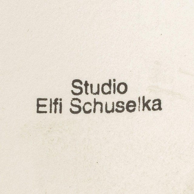 Paper Elfi Schuselka Geometric Compositions Mix Media, 2 For Sale - Image 7 of 8