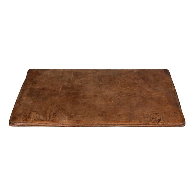 Vintage gym mat. Original 100% leather. Color, size, and patina will vary.