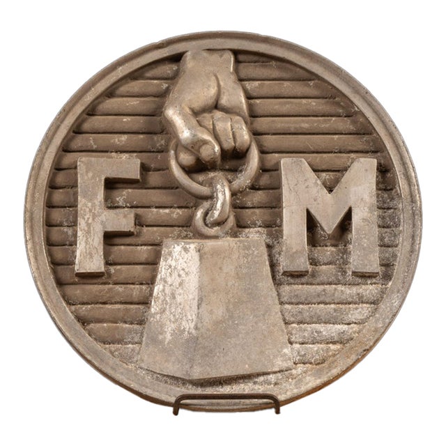 Antique Fairbanks-Morse Locomotive Builders Plaque For Sale