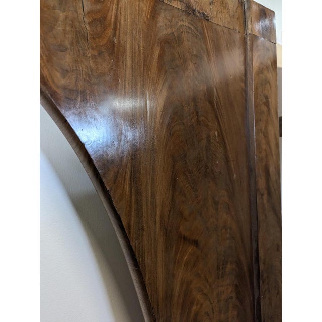 Brown Restoration Daybed in Flamed Mahogany For Sale - Image 8 of 11