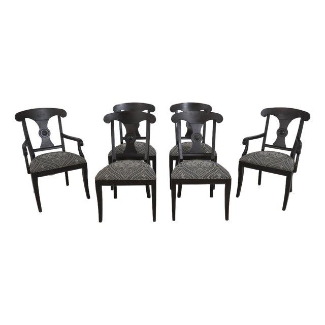 Set of 6 Ethan Allen New Country Collection Dining Room Chairs For Sale