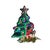 Kenneth Ludwig Chicago Puppy with Christmas Tree Ekkolight 35"H For Sale - Image 4 of 4