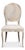 Cabriole legs curve outward at the knee and taper to small pad feet in the Louis XV manner. Above them an oval of open...