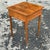 Vintage Primitive Side Table For Sale - Image 9 of 9