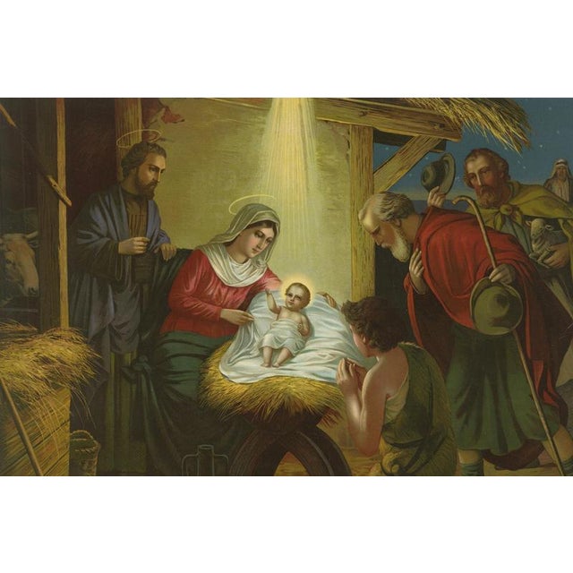 Birth of Jesus, 1900, Paper For Sale - Image 3 of 10