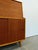 Wood Vintage Mid Century Modern Teak Secretary Desk by Herbert E. Gibbs For Sale - Image 7 of 8