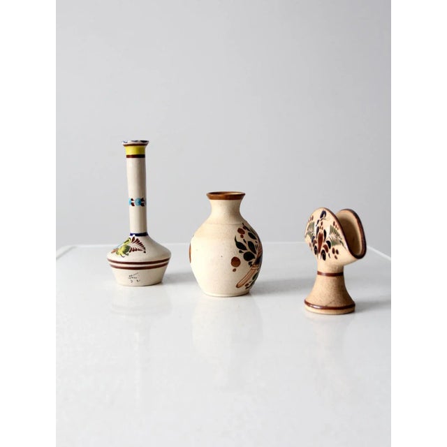 Vintage Tonala Pottery Set of 3 For Sale - Image 4 of 11
