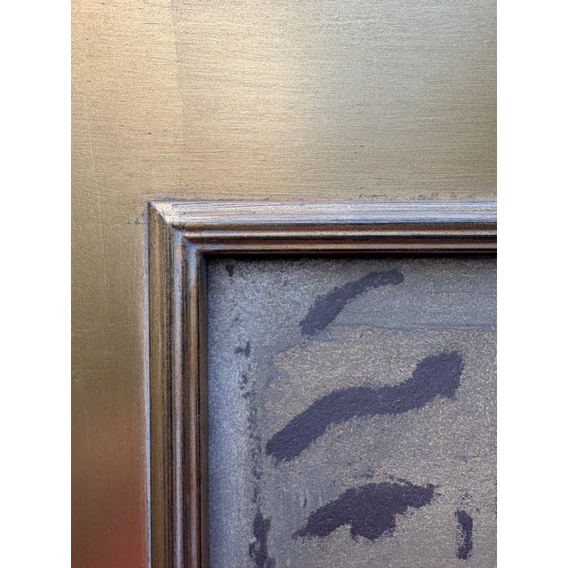 2026 McKenzie Dove Abstract Face in Plein Air Frame For Sale In Houston - Image 6 of 9
