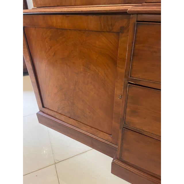 Large George III Mahogany Breakfront Bookcase, 1800s For Sale - Image 15 of 18