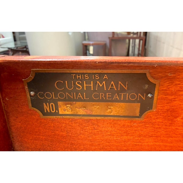 Vintage Cushman "Colonial Creations" Pivot-Top Game Table For Sale - Image 13 of 13