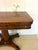 Mid 19th Century Antique Regency Rosewood and Brass Inlaid Card or Console Table with Fold Over Top, 1860s For Sale - Image 5 of 12